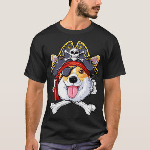 Corgi Pirate for Men Women Boys Girls Kinder Dog L T-Shirt