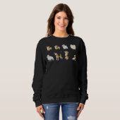 Corgi Pitbull Beagle Bolonka Sweatshirt (Vorne ganz)