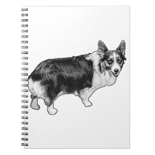 Corgi-Pläne mit Stern listen Notizblock