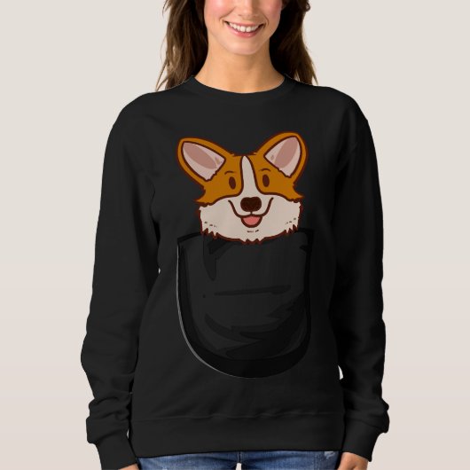Corgi Pocket Essential Sweatshirt (Vorderseite)