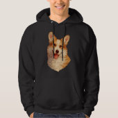 Corgi Portrait Hoodie (Vorderseite)
