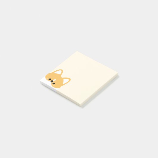 Corgi Post-it Klebezettel (angewinkelt)