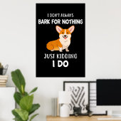 Corgi Poster (Heimbüro)