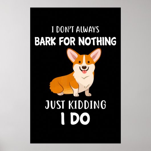 Corgi Poster (Vorne)