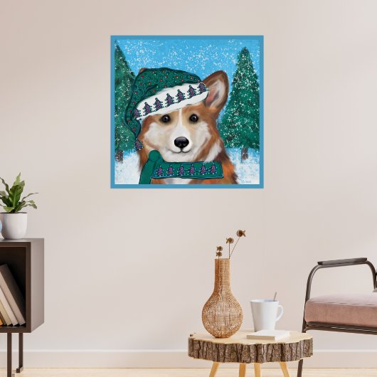 Corgi Poster (Wohnzimmer 3)