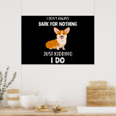 Corgi Poster (Küche)