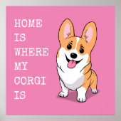 Corgi Poster (Vorne)