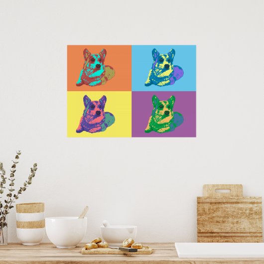 Corgi Poster (Küche)