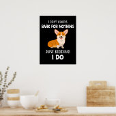Corgi Poster (Küche)