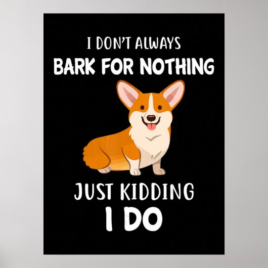 Corgi Poster (Vorne)