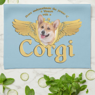 Corgi-Power-Küchen-Tuch Handtuch