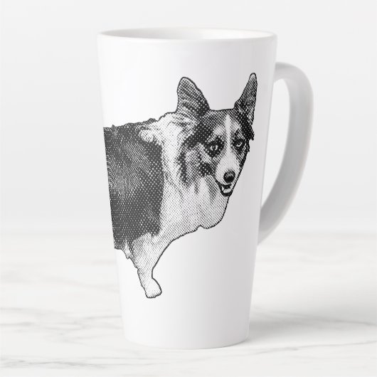 Corgi Prism Holiday Wink Milchtasse (Rechte Ecke)