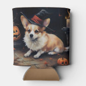 Corgi Pumpkins Halloween Beängstigend Dosenkühler (Rückseite)