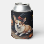 Corgi Pumpkins Halloween Beängstigend Dosenkühler (Kanne Rückseite)