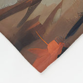 Corgi Pumpkins Halloween Beängstigend Fleecedecke (Ecke)