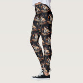 Corgi Pumpkins Halloween Beängstigend Leggings (Links)