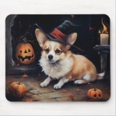 Corgi Pumpkins Halloween Beängstigend Mousepad (Vorne)