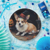 Corgi Pumpkins Halloween Beängstigend Pappteller (Party)