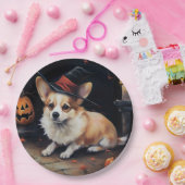Corgi Pumpkins Halloween Beängstigend Pappteller (Party)
