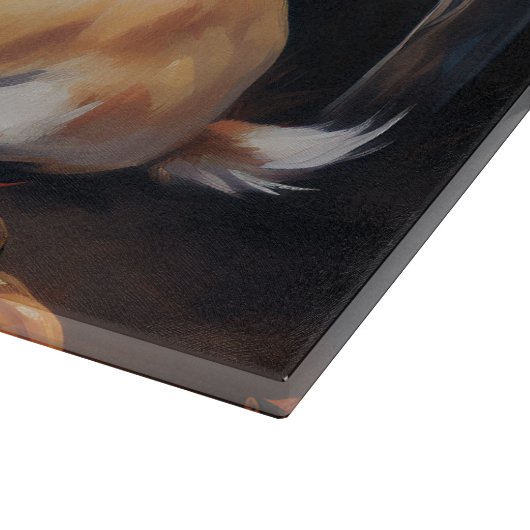 Corgi Pumpkins Halloween Beängstigend Schneidebrett (Ecke)