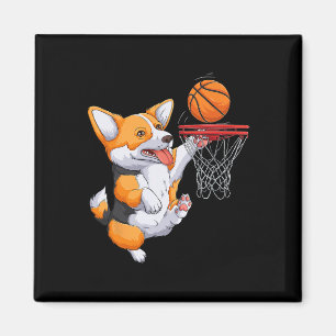 Corgi Puppy Corgi Bysketbyll für Heimtiere Frauen Magnet