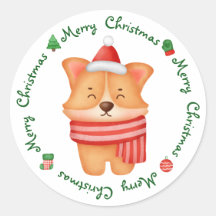 Corgi Puppy Dog Niedlich Weihnachten Weihnachten