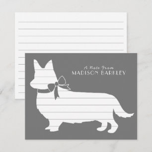 Corgi Puppy Dog Pembroke Welsh Danke Karte