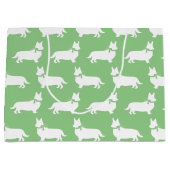 Corgi Puppy Dog Pembroke Welsh Large Gift Bag Große Geschenktüte (Vorderseite)