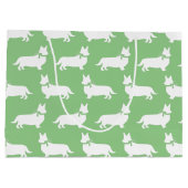 Corgi Puppy Dog Pembroke Welsh Large Gift Bag Große Geschenktüte (Rückseite)