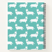 Corgi Puppy Dog Pembroke Welsh Notebook Notizblock (Rückseite)
