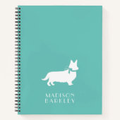 Corgi Puppy Dog Pembroke Welsh Notebook Notizblock (Vorderseite)