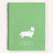 Corgi Puppy Dog Pembroke Welsh Notebook Notizblock (Vorderseite)