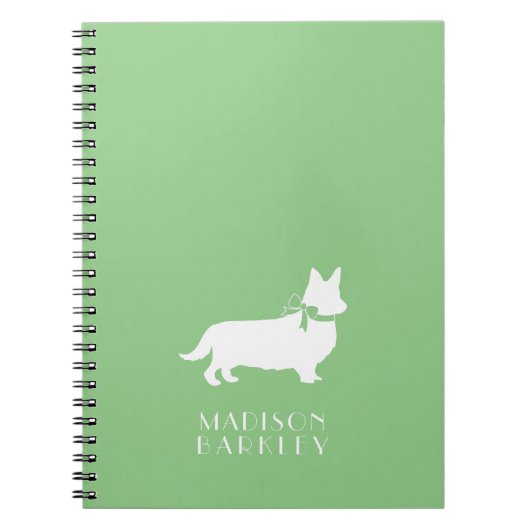 Corgi Puppy Dog Pembroke Welsh Notebook Notizblock (Vorderseite)