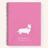 Corgi Puppy Dog Pembroke Welsh Notebook Notizblock (Vorderseite)