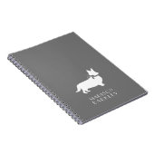 Corgi Puppy Dog Pembroke Welsh Notebook Notizblock (Rechte Seite)