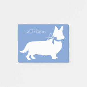 Corgi Puppy Dog Pembroke Welsh Post-it Klebezettel