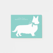 Corgi Puppy Dog Pembroke Welsh Post-it Notes Klebezettel (Vorderseite)