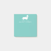 Corgi Puppy Dog Pembroke Welsh Post-it Notes Klebezettel (Vorderseite)