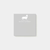 Corgi Puppy Dog Pembroke Welsh Post-it Notes Klebezettel (Vorderseite)
