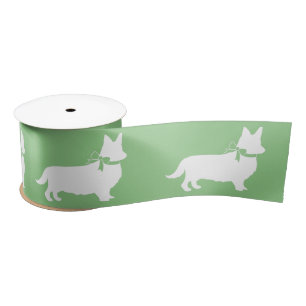 Corgi Puppy Dog Pembroke Welsh Satin Ribbon Satinband