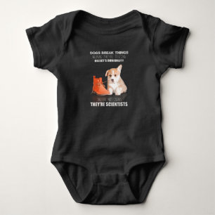 Corgi Puppy Dog Sie sind nicht Jerk, sie sind Wiss Baby Strampler