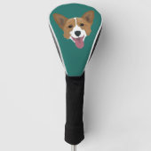 Corgi Puppy Golf Headcover (Vorderseite)