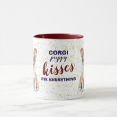 Corgi Puppy Kisses Fix alles Tasse (Zentrum)