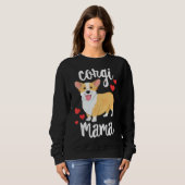 Corgi Puppy Mama Dog Mama Sweatshirt (Vorne ganz)