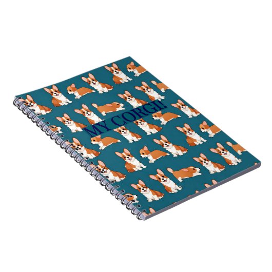 Corgi Puppy Notebook Journal Notizblock (Rechte Seite)