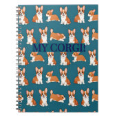 Corgi Puppy Notebook Journal Notizblock (Vorderseite)