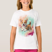 Corgi Puppy von Natasha Us T-Shirt (Vorderseite)