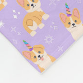 Corgi Pups Fleece Blanket (Ecke)