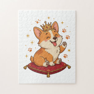 Corgi Puzzle Süßer Royal Corgi König Liebhaber Ges