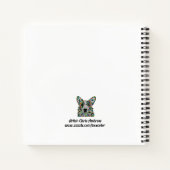 Corgi-Quadratnotizbuch Notizblock (Rückseite)